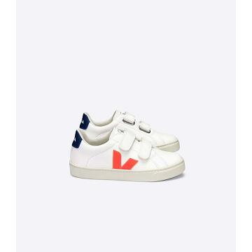 Veja ESPLAR CHROMEFREE Tornacipő Gyerek White/Orange/Navy | HU 834AHK